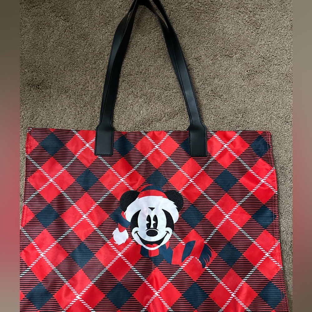 Holiday Disney Mickey Mouse tote bag